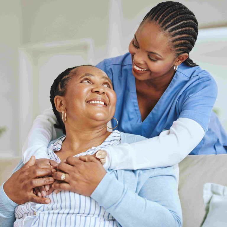 You dont have to. walk alone. Shot of a nurse speaking to her female patient You dont have to. walk alone. Shot of a nurse speaking to her female patient